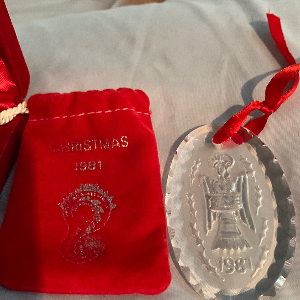 1981 Waterford Crystal Christmas Angel